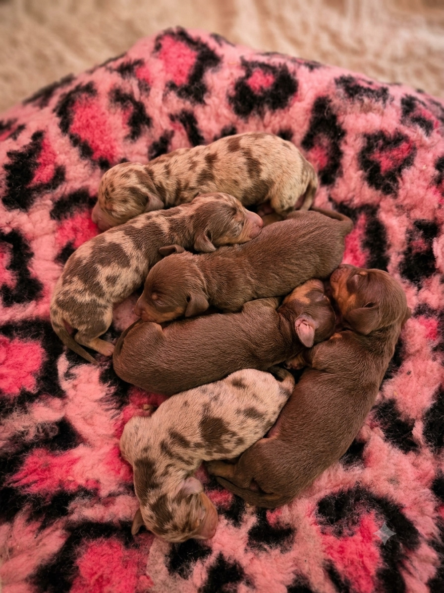 Chiot Teckel poil ras des Gardiens Légendaires